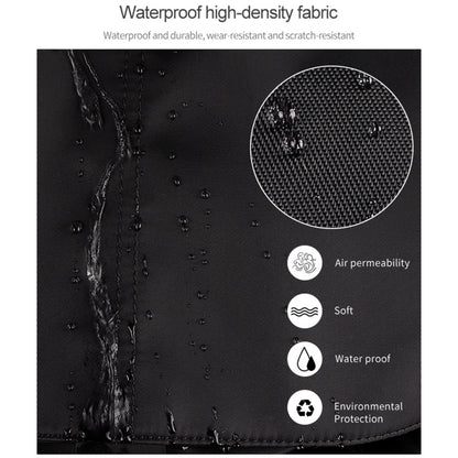 SJ02 13-15.6 inch Universal Large-capacity Laptop Backpack with USB Charging Port(Apricot) by buy2fix