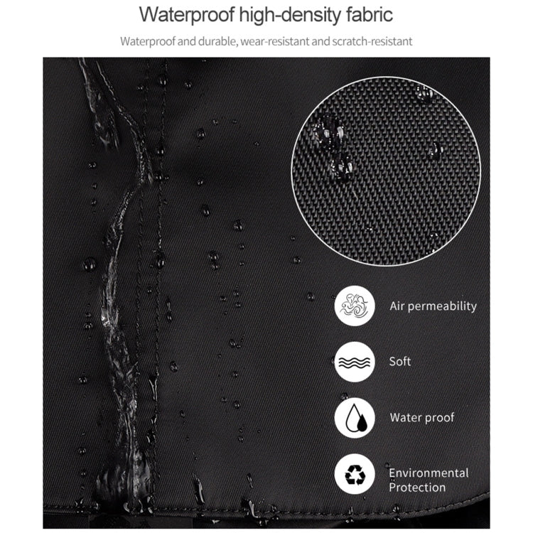 SJ02 13-15.6 inch Universal Large-capacity Laptop Backpack with USB Charging Port(Wine Red) by buy2fix