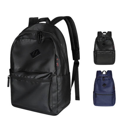SJ03 13-15.6 inch Universal Large-capacity Laptop Backpack with USB Charging Port & Headphone Port(Navy Blue) by buy2fix