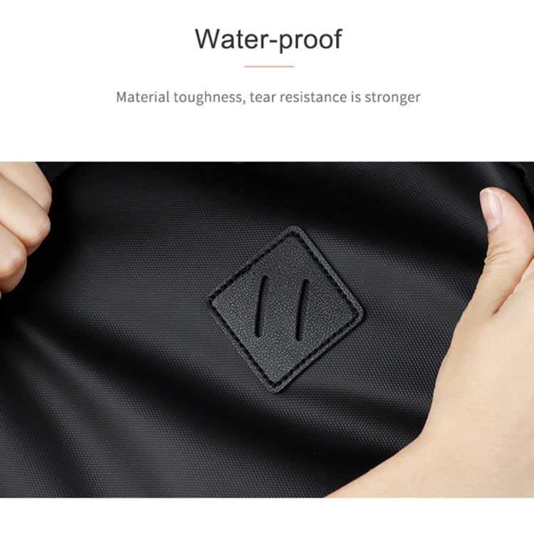 SJ03 13-15.6 inch Universal Large-capacity Laptop Backpack with USB Charging Port & Headphone Port(Navy Blue) by buy2fix