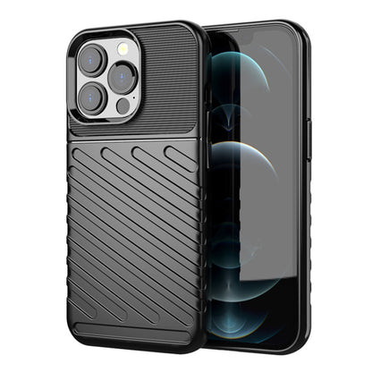For iPhone 13 Pro Thunderbolt Shockproof TPU Soft Case (Black) - iPhone 13 Pro Cases by buy2fix | Online Shopping UK | buy2fix