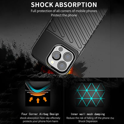 For iPhone 13 Pro Thunderbolt Shockproof TPU Soft Case (Black) - iPhone 13 Pro Cases by buy2fix | Online Shopping UK | buy2fix