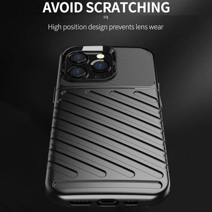 For iPhone 13 Pro Thunderbolt Shockproof TPU Soft Case (Black) - iPhone 13 Pro Cases by buy2fix | Online Shopping UK | buy2fix