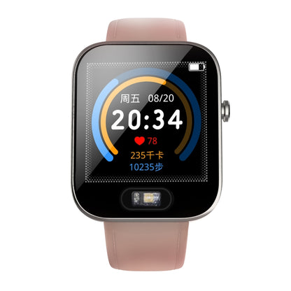 H1 1.3 inch TFT Screen IP68 Waterproof Smart Watch, Support Sleep Monitoring / Heart Rate Monitoring / ECG Electrocardiogram / Vascular Management / Body Temperature Monitoring(Pink) by buy2fix