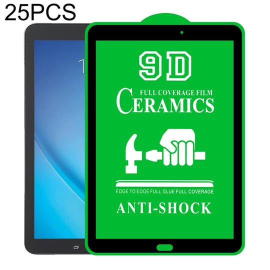 For Samsung Galaxy Tab E 9.6 T560/T561 25 PCS 9D Full Screen Full Glue Ceramic Film