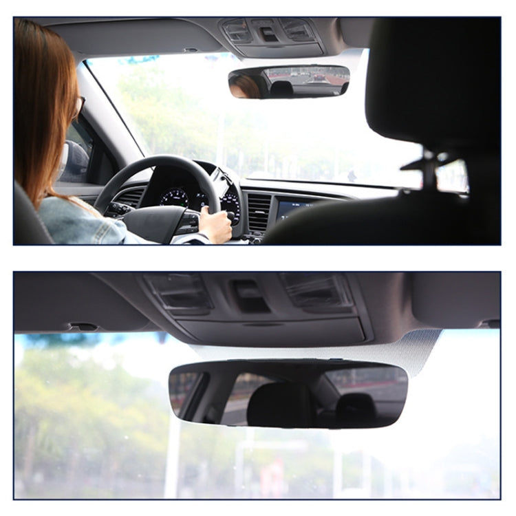 3R-334 Planemirror 250mm Car Rearview Retrofit Frameless Clear Large Mirror(White) - Interior Mirrors by 3R | Online Shopping UK | buy2fix