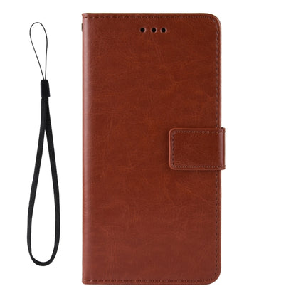 For vivo Y72 5G / iQOO Z3 Crazy Horse Texture Horizontal Flip Leather Case with Holder & Card Slots & Lanyard(Brown) by buy2fix