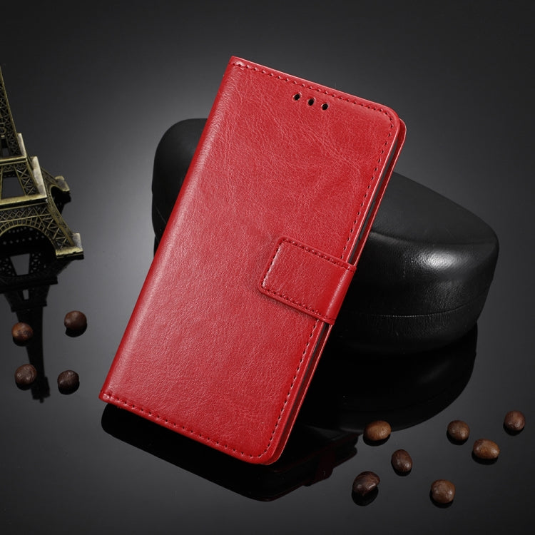 For Xiaomi Redmi Note 10 Pro 5G/Poco X3 GT Crazy Horse Texture Horizontal Flip Leather Case with Holder & Card Slots & Lanyard(Red) - Xiaomi Cases by buy2fix | Online Shopping UK | buy2fix