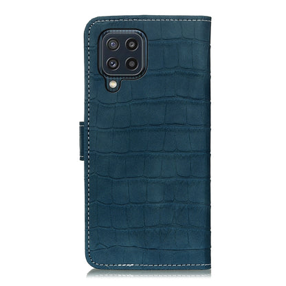 For Samsung Galaxy M32 Crocodile Texture Horizontal Flip Leather Case with Holder & Card Slots & Wallet(Green) by buy2fix