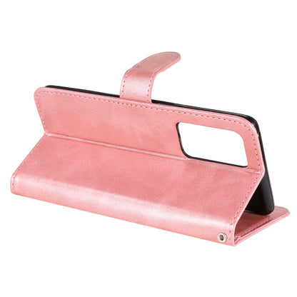 For OPPO Reno6 Pro+ 5G Fashion Calf Texture Zipper Horizontal Flip Leather Case with Holder & Card Slots & Wallet(Rose Gold) by buy2fix