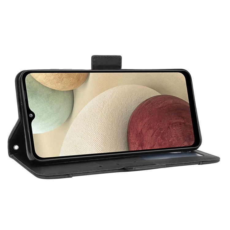 For Samsung Galaxy M32 Skin Feel Calf Pattern Horizontal Flip Leather Case with Holder & Card Slots & Photo Frame(Black) by buy2fix