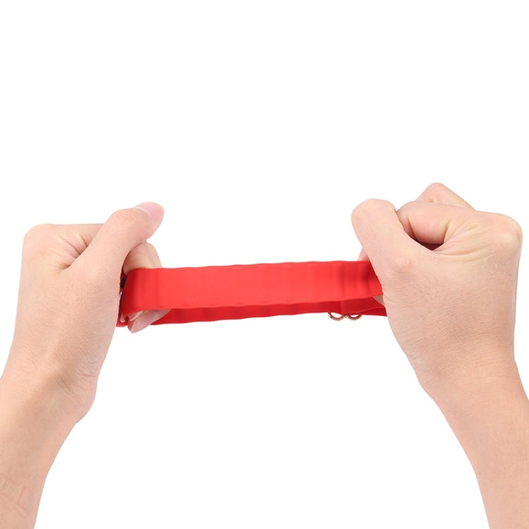 Japanese Word Buckle Silicone Watch Band For Apple Watch Ultra 49mm&Watch Ultra 2 49mm / Series 9&8&7 45mm / SE 3&SE 2&6&SE&5&4 44mm / 3&2&1 42mm(Pine Needle Green) by buy2fix