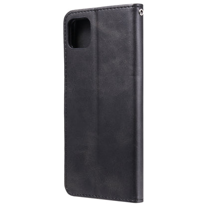 For Samsung Galaxy A22 5G Fashion Calf Texture Zipper Horizontal Flip Leather Case with Holder & Card Slots & Wallet(Black) by buy2fix