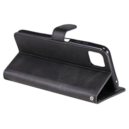 For Samsung Galaxy A22 5G Fashion Calf Texture Zipper Horizontal Flip Leather Case with Holder & Card Slots & Wallet(Black) by buy2fix