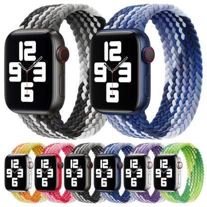 Single Loop Weaving Nylon Watch Band, Size: M 155mm For Apple Watch Ultra 49mm&Watch Ultra 2 49mm / Series 9&8&7 45mm / SE 3&SE 2&6&SE&5&4 44mm / 3&2&1 42mm(Lime) by buy2fix