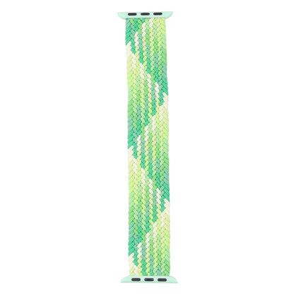 Single Loop Weaving Nylon Watch Band, Size: M 155mm For Apple Watch Ultra 49mm&Watch Ultra 2 49mm / Series 9&8&7 45mm / SE 3&SE 2&6&SE&5&4 44mm / 3&2&1 42mm(Lime) by buy2fix