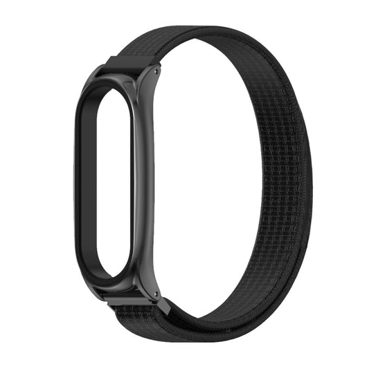 For Xiaomi Mi Band 6 / 5 / 4 / 3 Mijobs Nylon Loop Plus Watch Band Watch Band(Black) - Watch Bands by MIJOBS | Online Shopping UK | buy2fix