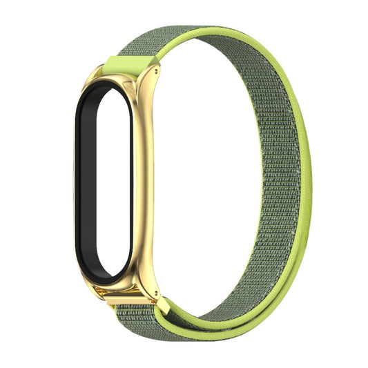 For Xiaomi Mi Band 6 / 5 / 4 / 3 Mijobs Nylon Loop Plus Watch Band Watch Band(Yellow Gold) - Watch Bands by MIJOBS | Online Shopping UK | buy2fix