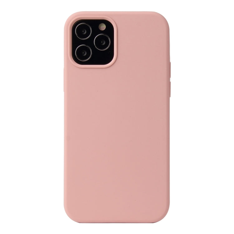 For iPhone 13 mini Solid Color Liquid Silicone Shockproof Protective Case (Sakura Pink) by buy2fix