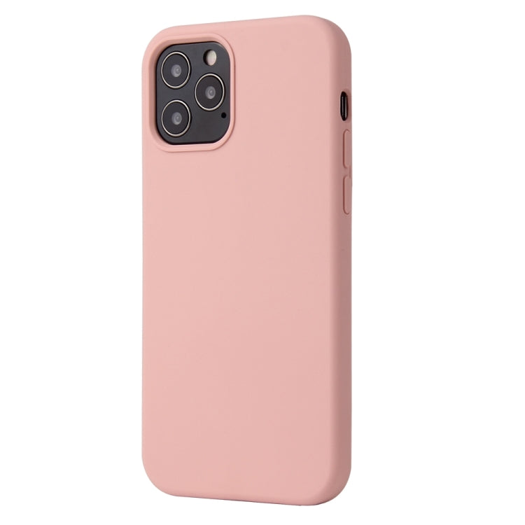 For iPhone 13 mini Solid Color Liquid Silicone Shockproof Protective Case (Sakura Pink) by buy2fix