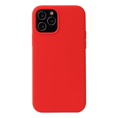 For iPhone 13 mini Solid Color Liquid Silicone Shockproof Protective Case (Red) by buy2fix