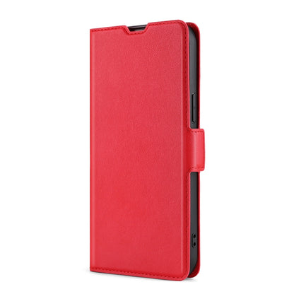 Ultra-thin Voltage Side Buckle PU + TPU Horizontal Flip Leather Case with Holder & Card Slot For iPhone 8 Plus & 7 Plus(Red) by buy2fix