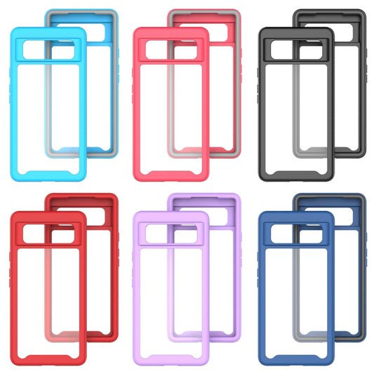 For Google Pixel 6 Starry Sky Solid Color Series Shockproof PC + TPU Case(Black) - Google Cases by buy2fix | Online Shopping UK | buy2fix