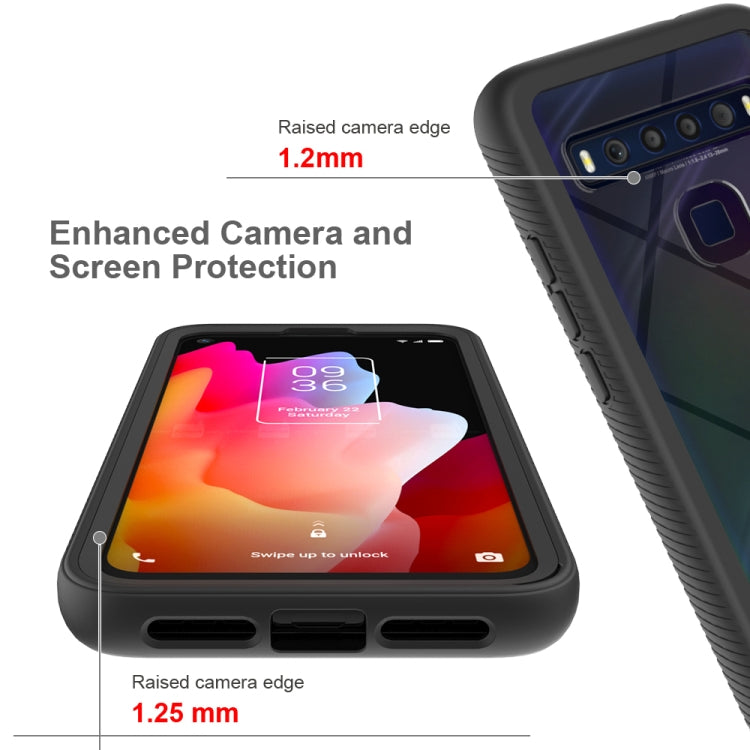 For TCL 10L Starry Sky Solid Color Series Shockproof PC + TPU Case(Red) - TCL by buy2fix | Online Shopping UK | buy2fix