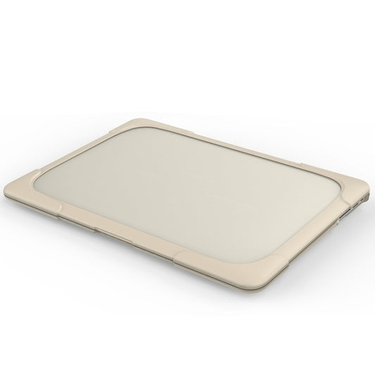 For MacBook Air 13.3 inch A1466 / A1369 TPU and PC Two-color Anti-fall Laptop Protective Case(Khaki) by buy2fix