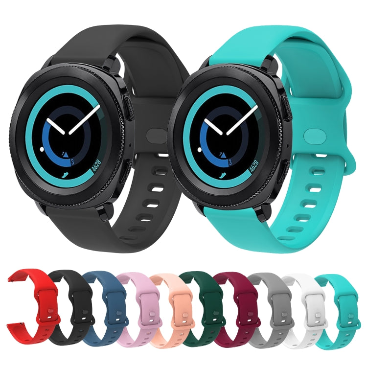 20mm For Amazfit GTS4 / GTS4 mini / GTS3 Universal Inner Back Buckle Perforation Silicone Watch Band(Light Purple) - Watch Bands by MIJOBS | Online Shopping UK | buy2fix