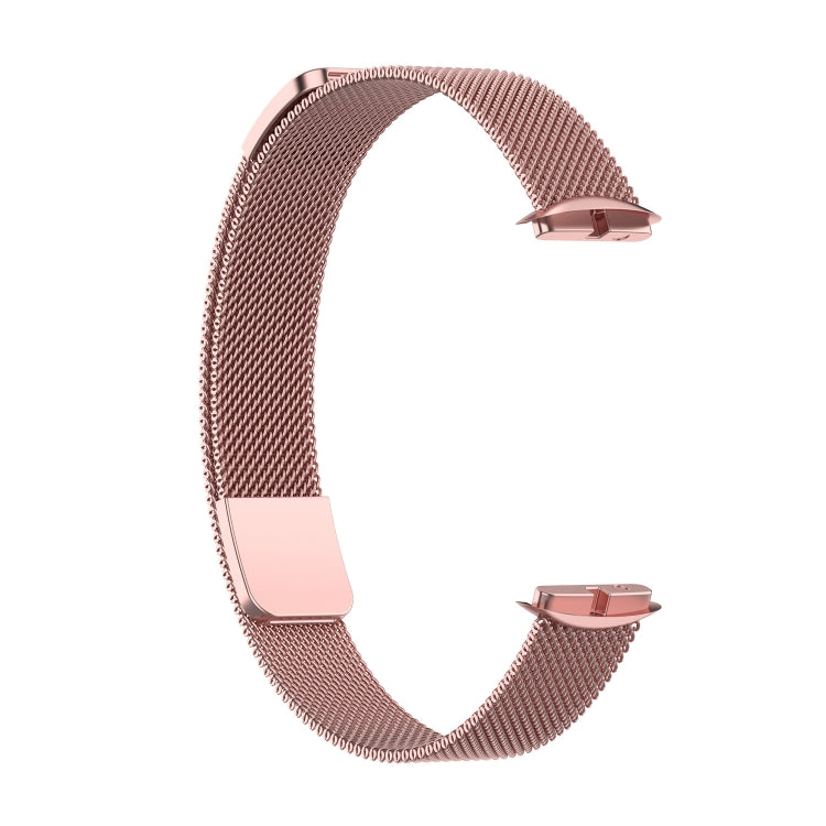 For Fitbit Luxe Special Edition Milanese Metal Magnetic Watch Band(Pink) by buy2fix
