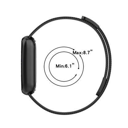 For Fitbit Luxe Special Edition Milanese Metal Magnetic Watch Band(Pink) by buy2fix