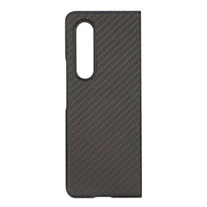 For Samsung Galaxy Z Fold3 5G Carbon Fiber Texture Shockproof Protective Case(Black) by buy2fix
