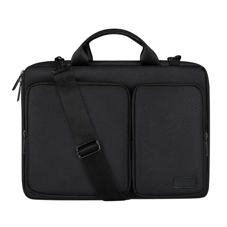 ST11 Polyester Thickened Laptop Bag with Detachable Shoulder Strap, Size:13.3 inch(Black) by buy2fix