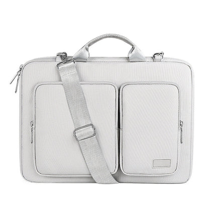 ST11 Polyester Thickened Laptop Bag with Detachable Shoulder Strap, Size:13.3 inch(Silver Gray) by buy2fix
