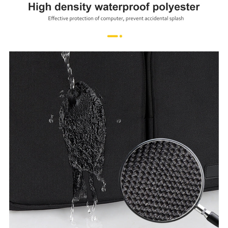 ST11 Polyester Thickened Laptop Bag with Detachable Shoulder Strap, Size:15.6 inch(Pink) by buy2fix