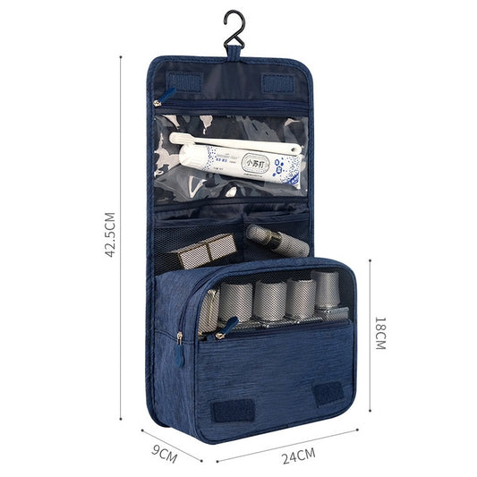 Multifunctional Portable Hook Type Travel Wash Storage Bag Cosmetic Bag(Navy Blue) - Storage Bags by buy2fix | Online Shopping UK | buy2fix