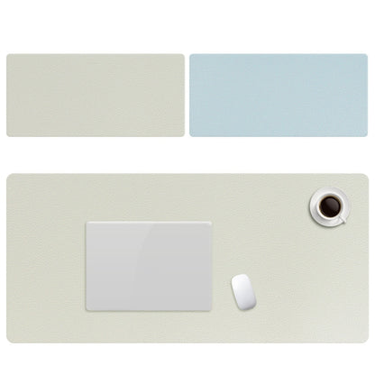 ZD01 Double-sided PU Mouse Pad Table Mat, Size: 90 x 40cm(Mint Green + Sky Blue) by buy2fix