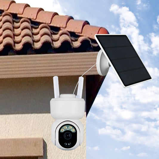 T24 1080P IP65 Waterproof Solar Smart PTZ Camera, Support Full-color Night Vision & Two-way Voice Intercom & AI Humanoid Detection Alarm, WiFi Version - Wireless Camera by buy2fix | Online Shopping UK | buy2fix