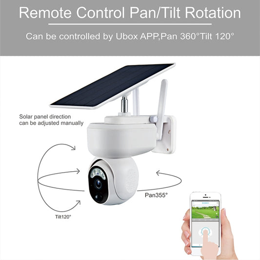 T24 1080P IP65 Waterproof Solar Smart PTZ Camera, Support Full-color Night Vision & Two-way Voice Intercom & AI Humanoid Detection Alarm, 4G US Version - Wireless Camera by buy2fix | Online Shopping UK | buy2fix