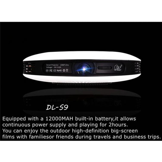 WEJOY DL-S9 1280x720P 300 Lumens Portable Home Theater LED HD Digital Projector, Android 6.0, 2G+16GB, US Plug - LED Projector by WEJOY | Online Shopping UK | buy2fix