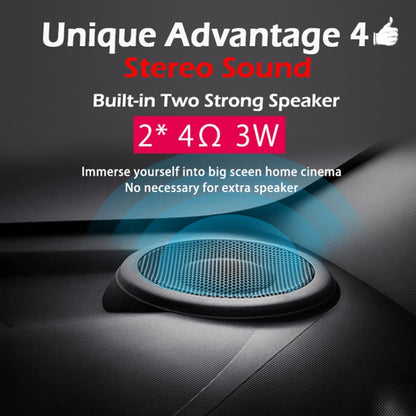 WEJOY L6+ 1920x1080P 200 ANSI Lumens Portable Home Theater LED HD Digital Projector, Android 7.1, 2G+16G, US Plug - LED Projector by WEJOY | Online Shopping UK | buy2fix