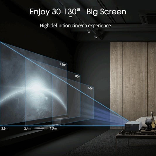 WEJOY Y5 800x480P 80 ANSI Lumens Portable Home Theater LED HD Digital Projector, Android 9.0, 1G+8G, US Plug - LED Projector by WEJOY | Online Shopping UK | buy2fix