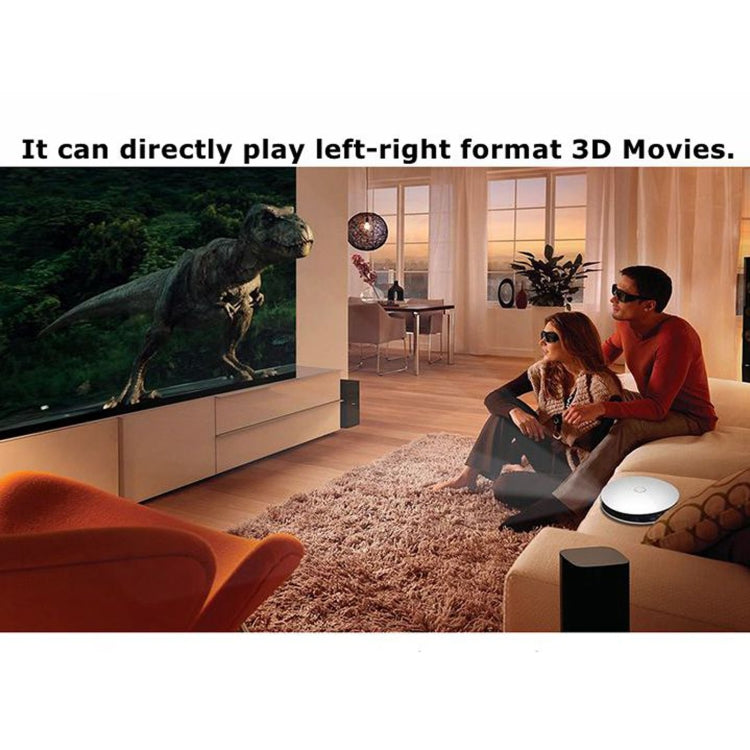 WEJOY DL-S9 1280x720P 300 Lumens Portable Home Theater LED HD Digital Projector, Android 6.0, 2G+16GB, EU Plug - LED Projector by WEJOY | Online Shopping UK | buy2fix
