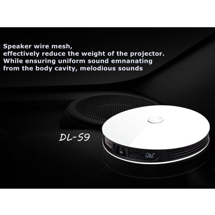 WEJOY DL-S9 1280x720P 300 Lumens Portable Home Theater LED HD Digital Projector, Android 6.0, 2G+16GB, UK Plug - LED Projector by WEJOY | Online Shopping UK | buy2fix