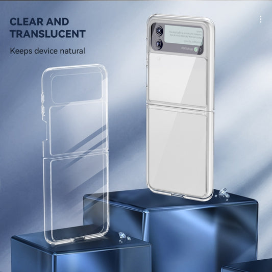 For Samsung Galaxy Z Flip3 5G Simple All-inclusive Clear Crystal PC +TPU Shockproof Case by buy2fix
