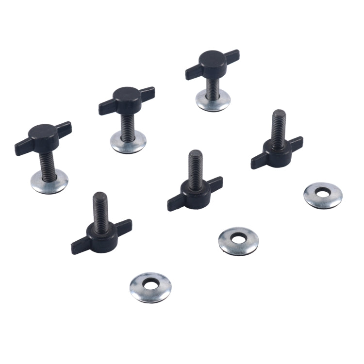 A6114 6 PCS Car Hard Top Fast Removal Screws Fastener Kit for Jeep Wrangler Sport 2007-2018 - Nuts & Bolts by buy2fix | Online Shopping UK | buy2fix