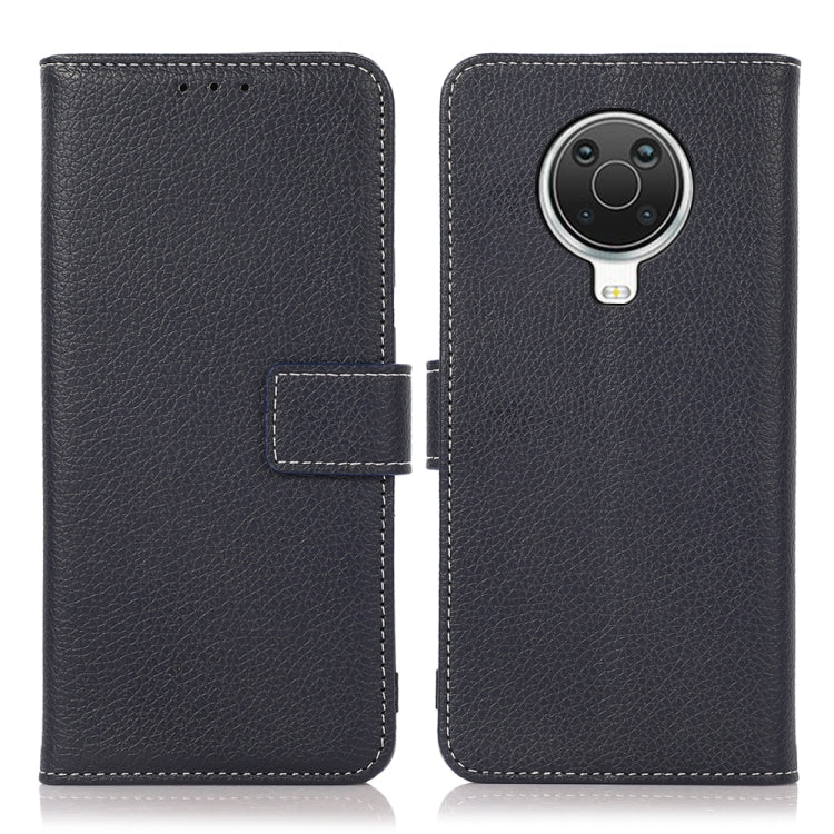 For Nokia G20 Litchi Texture PU + TPU Horizontal Flip Leather Case with Holder & Card Slots & Wallet(Blue) by buy2fix