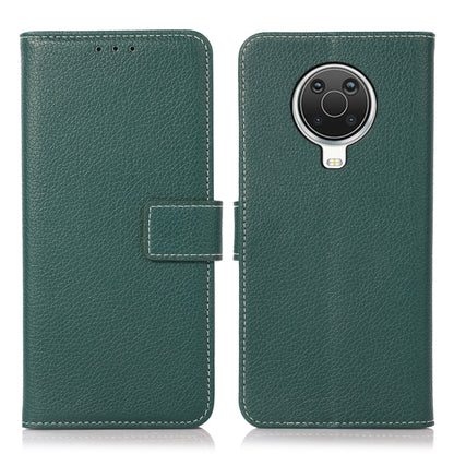 For Nokia G20 Litchi Texture PU + TPU Horizontal Flip Leather Case with Holder & Card Slots & Wallet(Green) by buy2fix