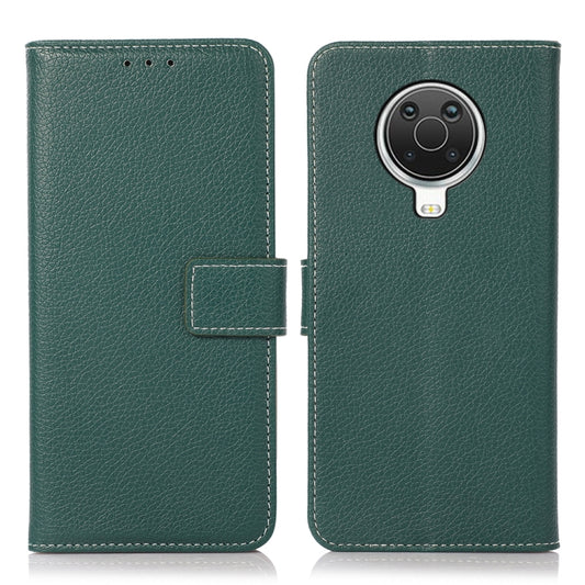 For Nokia G20 Litchi Texture PU + TPU Horizontal Flip Leather Case with Holder & Card Slots & Wallet(Green) by buy2fix
